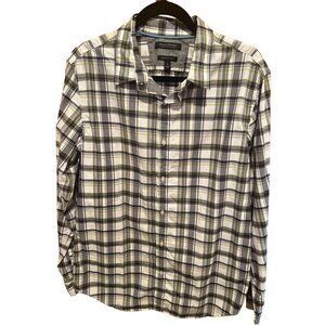 Banana‎ Republic Men's Grant Fit Plaid Long Sleeve Shirt L